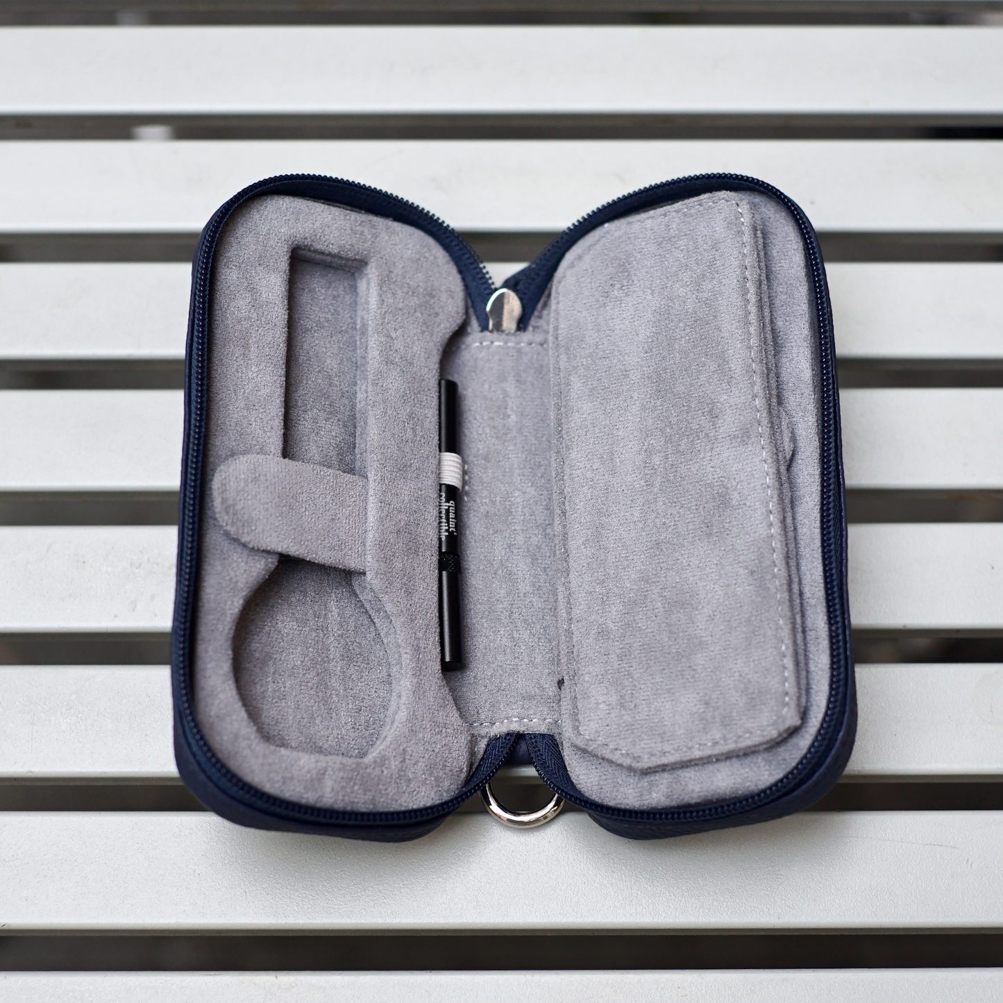 Slim Watch Travel Case / Navy Blue