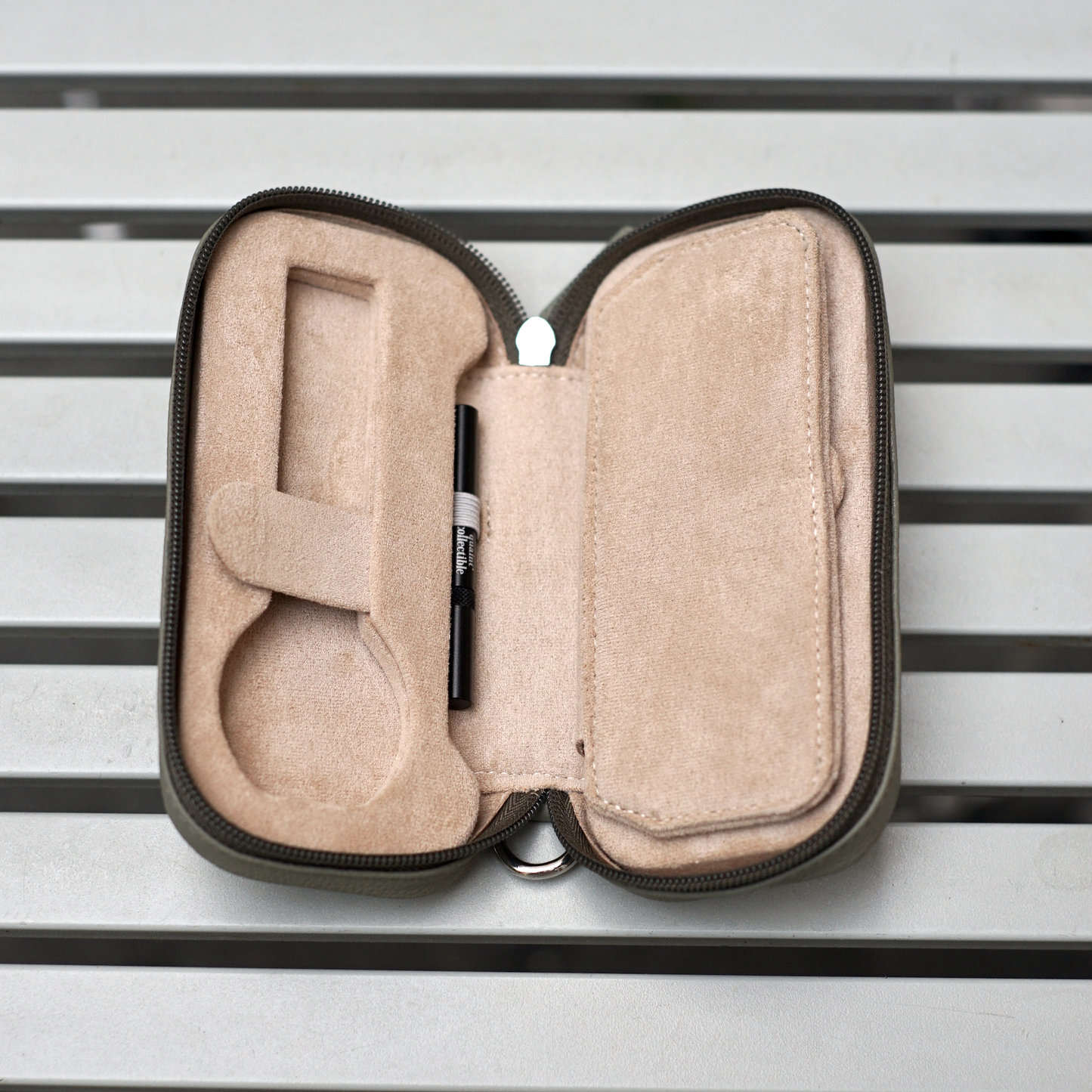 Slim Watch Travel Case / Olive Green
