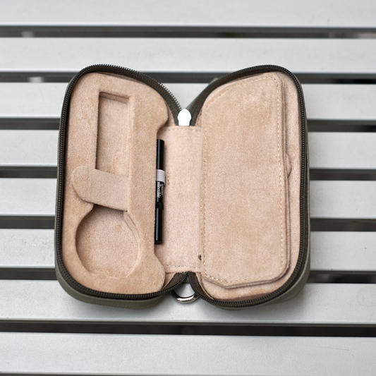 Slim Watch Travel Case / Olive Green