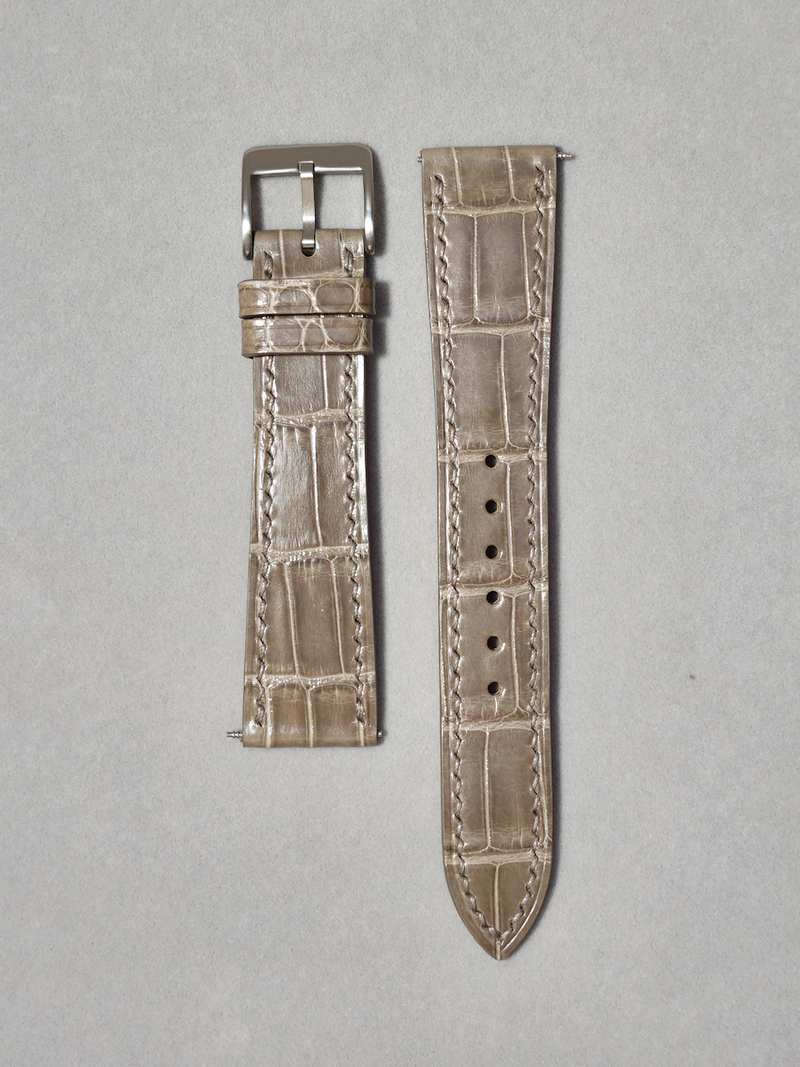 taupe-grey-crocodile-watch-straps-16mm-17mm-18mm-19mm-20mm-quick-release-spring-bar