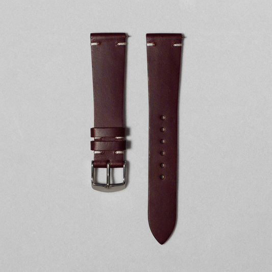 two-stitch-burgundy-red-buttero-watch-straps-quick-release-spring-bar-17mm-18mm-19mm-20m