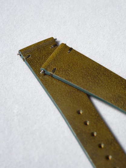 Two-Stitch Italico / Muschio Forest Green / Tonal Stitching