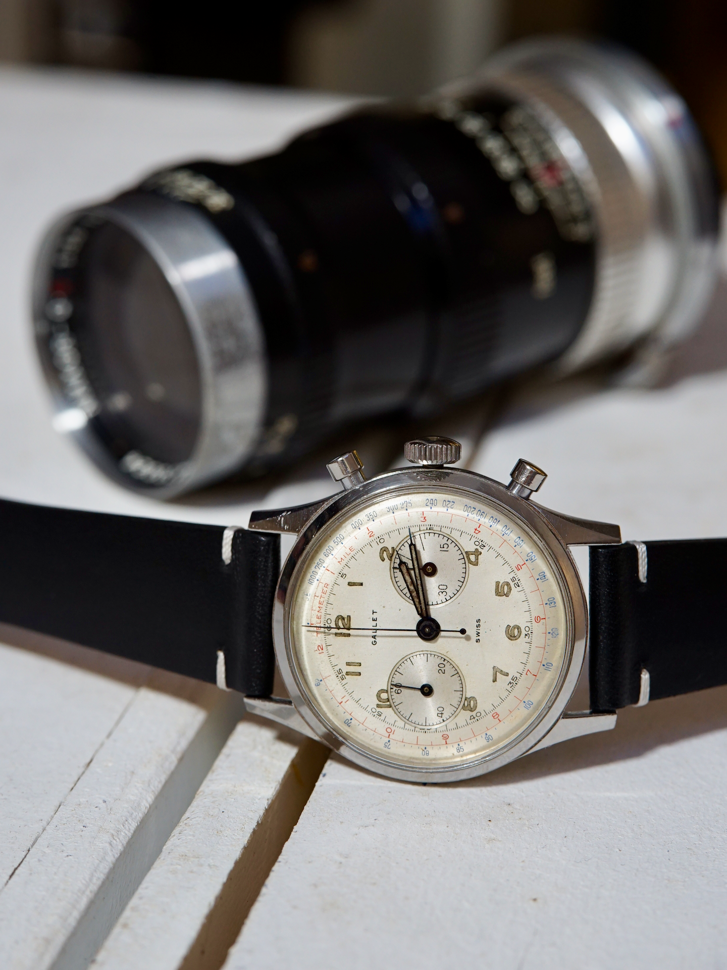two stitch black buttero watch straps with white stitching, quick release spring bar, 16mm, 17mm, 18mm, 19mm, 20mm