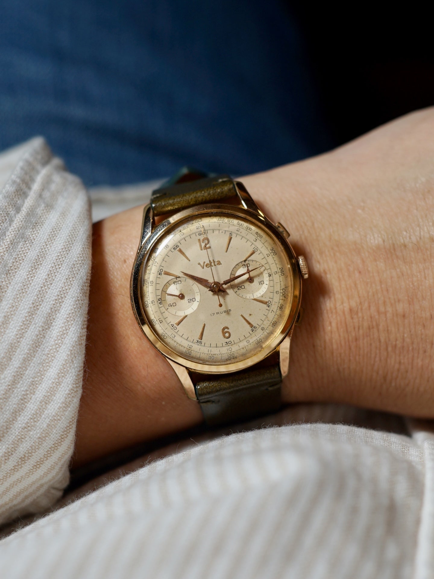 1950s Vetta Chronograph | Vetta 130, Valjoux 23