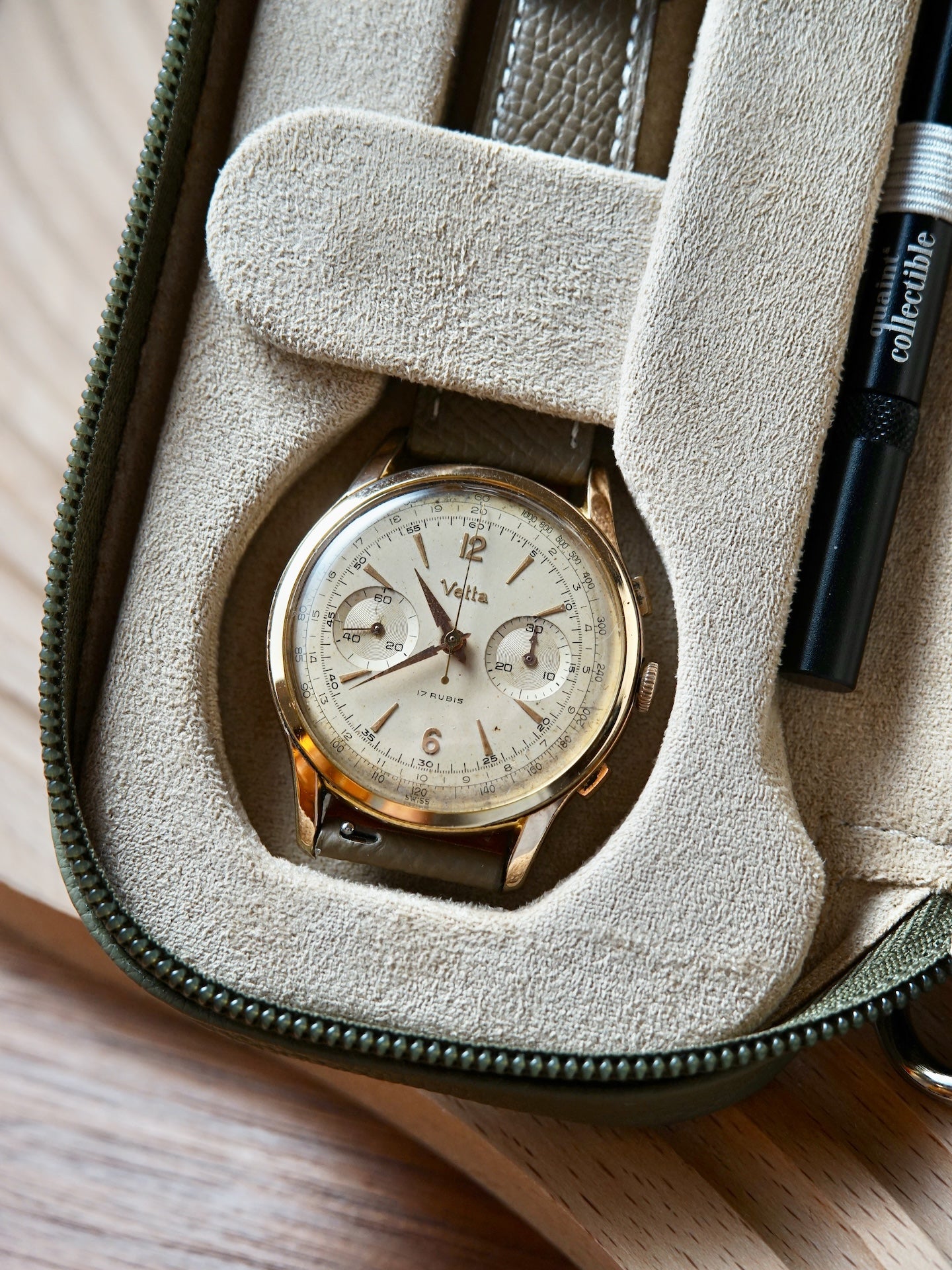 1950s Vetta Chronograph | Vetta 130, Valjoux 23