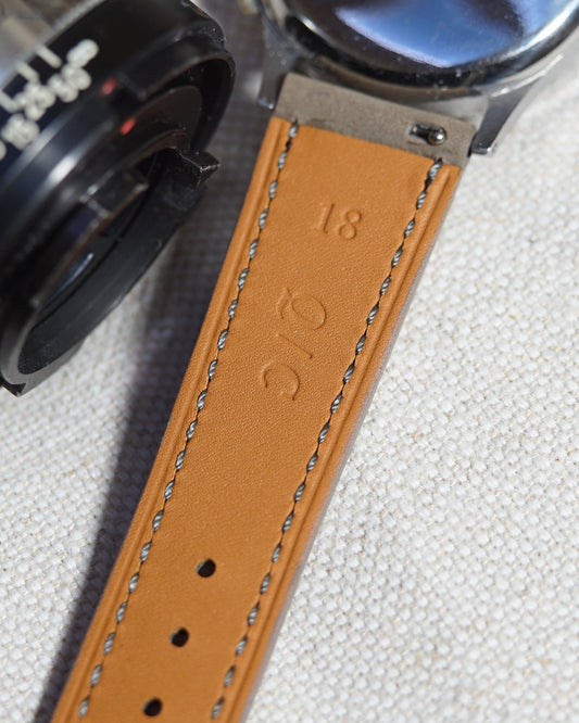 Zermatt Leather as lining leather quick release watch strap